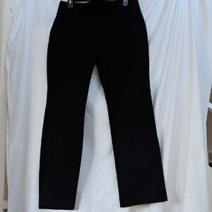 Eileen Fisher black straight-Leg Ponte knit pants
